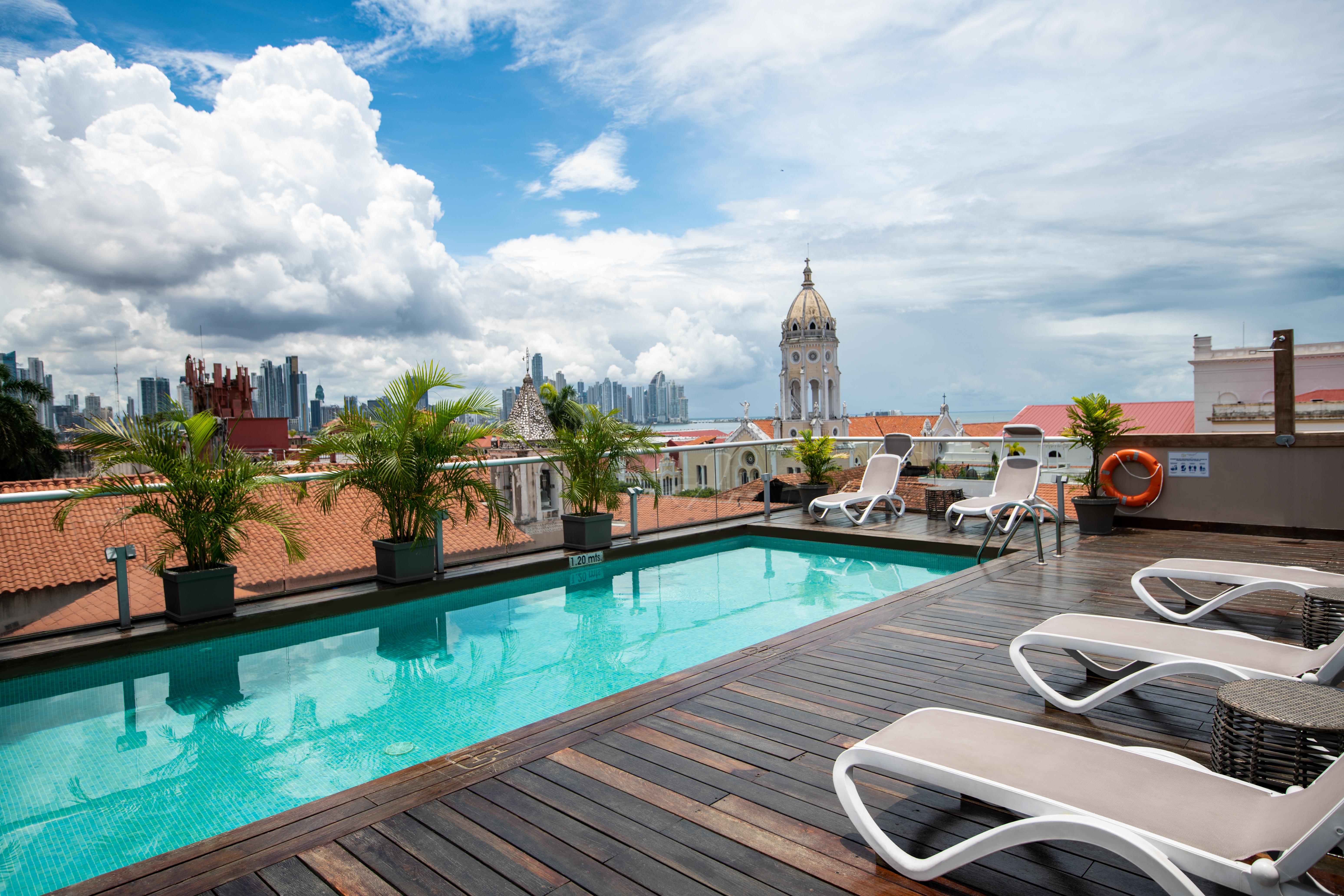 Central Hotel Panama Casco Viejo Εξωτερικό φωτογραφία Rooftop pool at the Hotel B2