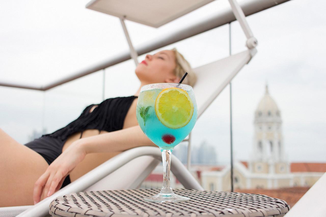 Central Hotel Panama Casco Viejo Εξωτερικό φωτογραφία Blue Hawaii